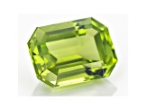 Peridot 11.6x8.6mm Emerald Cut 5.30ct