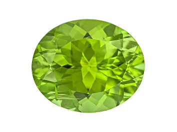 Picture of Peridot 11.55x9.62mm Oval Mixed Step Cut 4.87ct
