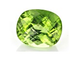 Peridot 12.5x10.4mm Rectangular Cushion Checkerboard Cut 7.08ct