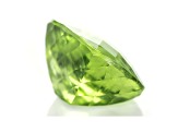 Peridot 12.5x10.4mm Rectangular Cushion Checkerboard Cut 7.08ct