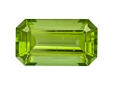Peridot 14.13x8.2mm Emerald Cut 6.54ct