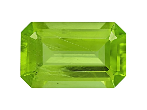 Peridot 13.48x8.42mm Emerald Cut 5.71ct