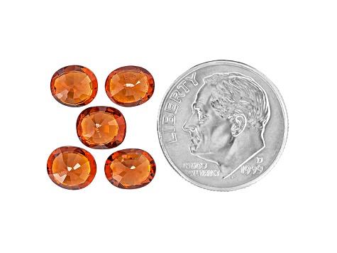 Nigerian Spessartite Garnet Set Of 5 6.28ct