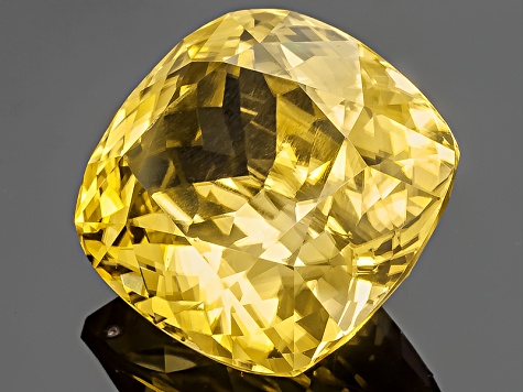 Yellow Zircon Thermochromic 11.66x10.97mm Oval 9.82ct