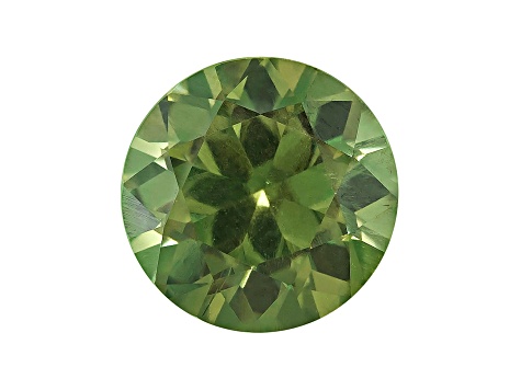 Garnet Demantoid With Horsetail 7.2mm Round 1.76ct