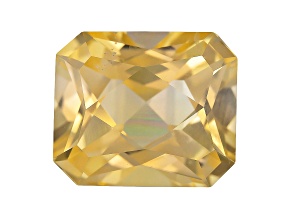 Yellow Sapphire Loose Gemstone Untreated 12.63x10.75mm Rectangular Octagonal Brilliant Cut 9.20ct