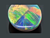 Black Opal 13.5x10.5mm Oval Cabochon 3.47ct