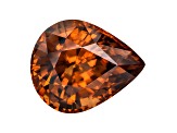 Copper Color Zircon 17.85x14.50mm Pear Shape 22.35ct
