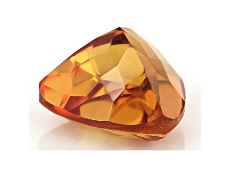 Orange Sapphire Loose Gemstone Untreated 6.5mm Trillion 1.44ct
