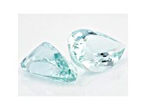 Aquamarine Matched Pair 21.8x14mm Pear Shape 26.46ctw