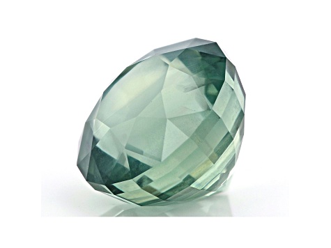 Bluish Green Untreated Sapphire Loose Gemstone 8mm Round 3.59ct