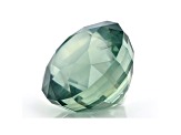 Bluish Green Untreated Sapphire Loose Gemstone 8mm Round 3.59ct