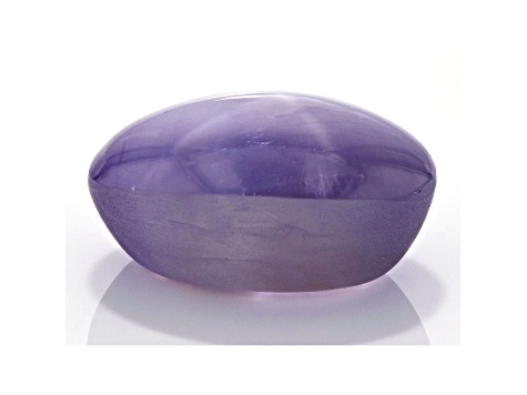 Pale Lavender Star Sapphire Loose Gemstone Untreated 13.30x10.29x6.60mm Oval Cabochon 10.22ct