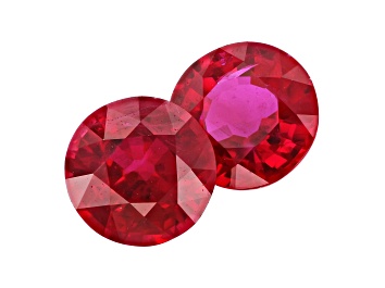 Picture of Ruby 5mm Round Matched Pair 1.22ctw