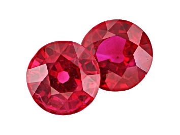 Picture of Ruby 5mm Round Matched Pair 1.18ctw