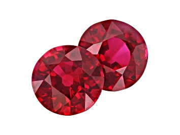 Picture of Ruby 5mm Round Matched Pair 1.15ctw