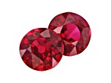 Ruby 5mm Round Matched Pair 1.15ctw