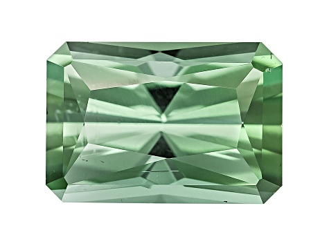 Green Tourmaline Untreated 8.75x6mm Rectangular Octagonal Radiant Cut 1.99ct