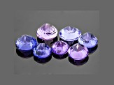 Multi-Color Sapphire Untreated Round Set 5.02ctw