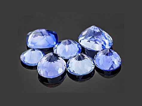 Sapphire Untreated Mixed Shape Set 5.23ctw