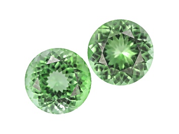 Picture of Green Tourmaline Untreated 6.5mm Round Matched Pair 2.09ctw