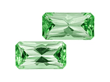 Picture of Tourmaline 8.5x4.6mm Rectangular Octagonal Radiant Cut Matched Pair 2.14ctw