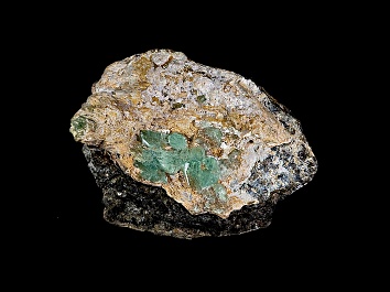 Picture of Garnet Demantoid in Host Mineral Specimen Free Form Crystal