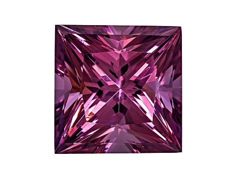 Cranberry Zandrite Color Change 12x12mm Square Princess Cut 10.15ct