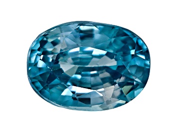 Picture of Blue Zircon 7x5mm Oval 1.15ct