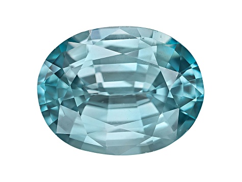 Blue Zircon 9x7mm Oval Mixed Step 2.25ct