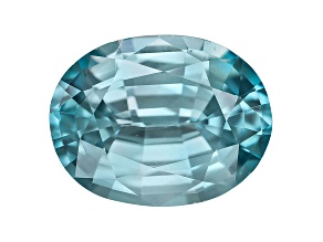 Blue Zircon 9x7mm Oval Mixed Step 2.25ct