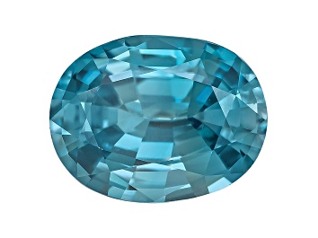 Picture of Blue Zircon 9x7mm Oval 2.00ct