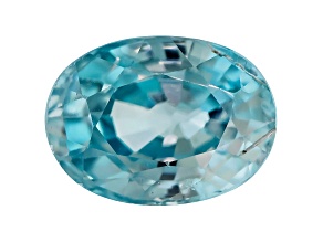 Blue Zircon 7x5mm Oval 1.25ct