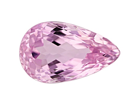 Kunzite 20.95ct 22.4x13.8mm Pear Trtd Mined: Afghanistan / Cut: india
