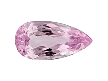 Picture of Tubular Kunzite 12.81ct 22.5x11.3mm Pear Trtd Mined: Afghanistan/Cut: india