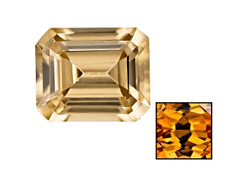 Picture of Yellow Zircon Thermochromic 10x8mm Emerald Cut 4.00ct