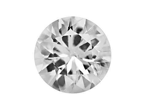 White Zircon 7mm Round Diamond cut 1.75ct