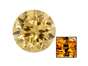 Picture of Yellow Zircon Thermochromic 5mm Round Brilliant .65ct