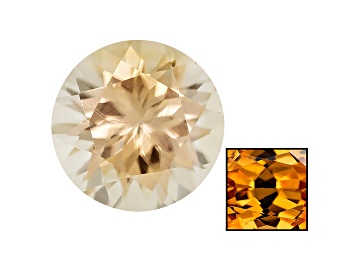 Picture of Yellow Zircon Thermochromic 7mm Round 1.60ct