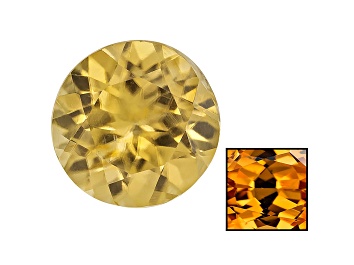 Picture of Yellow Zircon Thermochromic 7mm Round 1.75ct