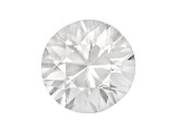 White Zircon 7mm Round Diamond Cut 1.55ct