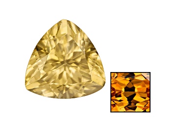Picture of Yellow Zircon Thermochromic 7mm Trillion 1.75ct