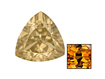 Picture of Yellow Zircon Thermochromic 6mm Trillion 1.00ct