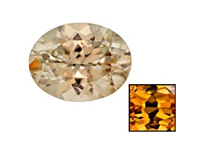 Yellow Zircon Thermochromic Oval 3.00ct