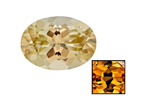 Yellow Zircon Thermochromic Oval 1.35ct