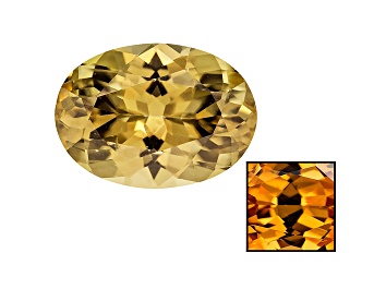 Picture of Yellow Zircon Thermochromic Oval 5.00ct