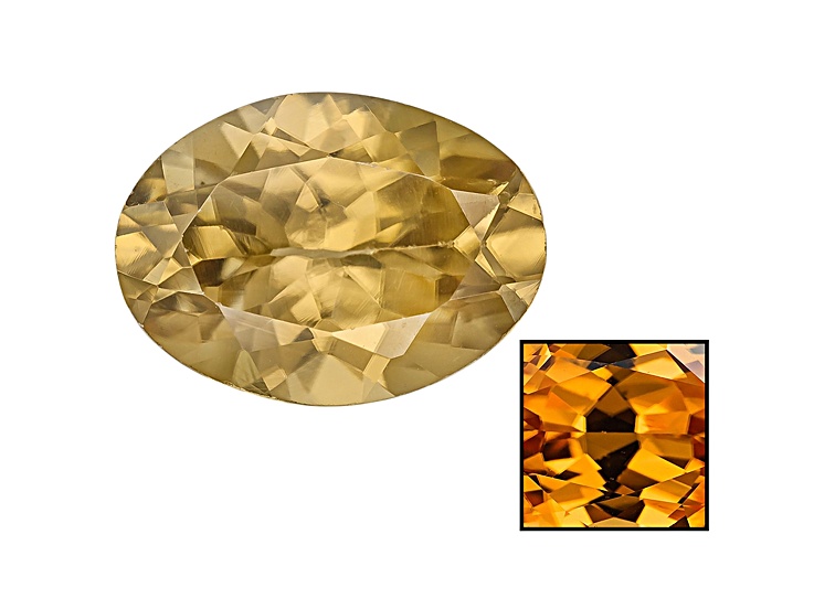 【公式ショップ】 Oval 8x6mm Thermochromic Zircon Yellow 1.50ct JTV.com | ZNV281 - コレクション