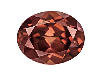 Picture of Red Zircon 10x8mm Oval 3.50ct