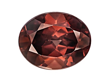 Picture of Red Zircon 11x9mm Oval 5.00ct