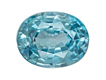 Picture of Blue Zircon 9x7mm Oval 2.25ct